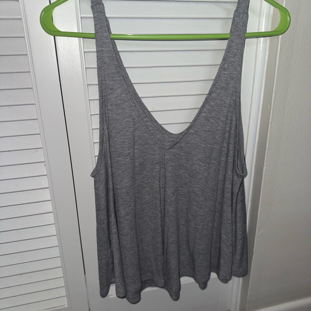 Gray Free People Tank Top - Picture 2 of 3